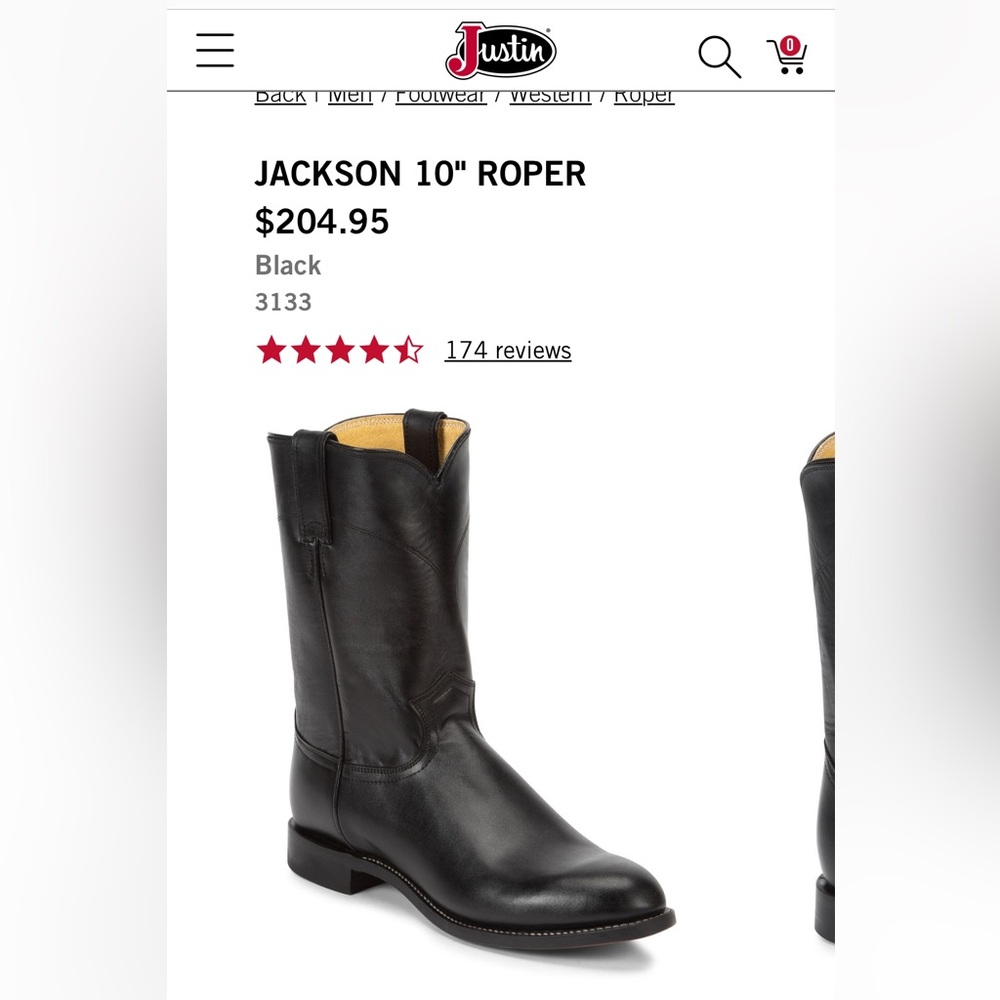 Justin Roper Boots - Picture 8 of 9